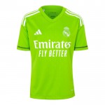 Günstige Fußballtrikots Real Madrid Thibaut Courtois 1 Torwart Kinder Heimtrikot 2023-24 Kurzarm